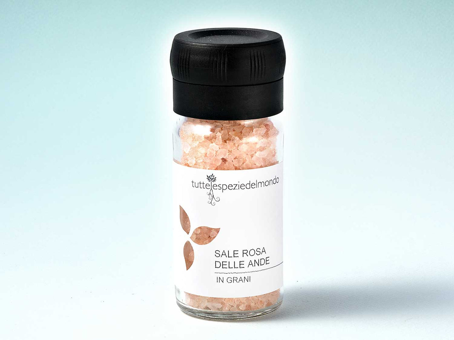 Rózsaszín andoki só szemekben - őrlősapkás üveg 100g